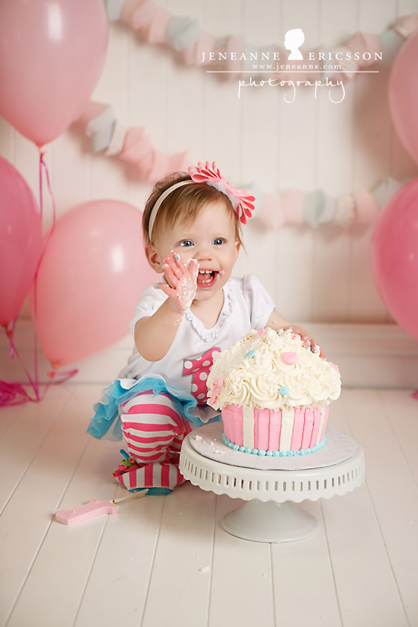 Miss M is One – Healdsburg Cake Smash Photographer » Jeneanne Ericsson ...