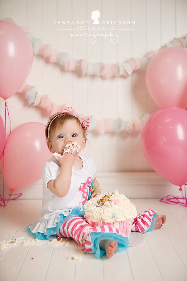 Miss M is One – Healdsburg Cake Smash Photographer » Jeneanne Ericsson ...